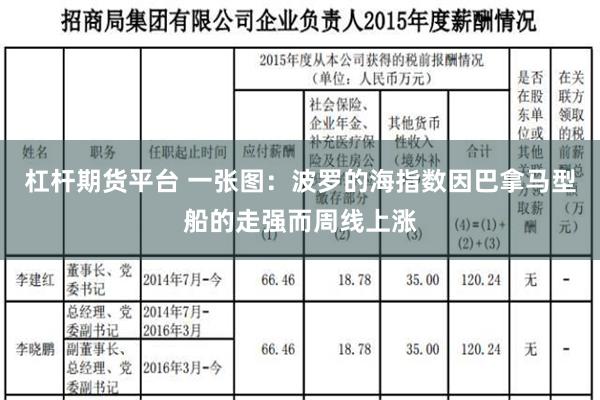 杠杆期货平台 一张图：波罗的海指数因巴拿马型船的走强而周线上涨