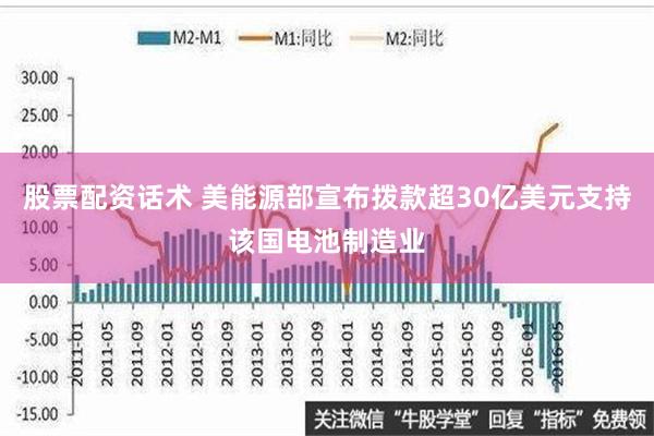 股票配资话术 美能源部宣布拨款超30亿美元支持该国电池制造业