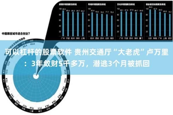 可以杠杆的股票软件 贵州交通厅“大老虎”卢万里：3年敛财5千多万，潜逃3个月被抓回