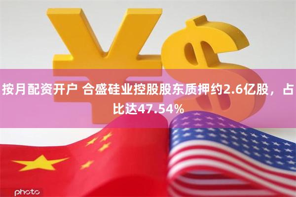 按月配资开户 合盛硅业控股股东质押约2.6亿股，占比达47.54%