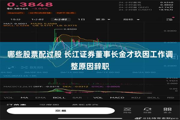 哪些股票配过股 长江证券董事长金才玖因工作调整原因辞职